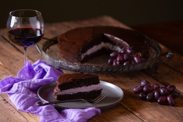 Dark Chocolate Cake with Red Wine and Amaro/ Bad Day Cure